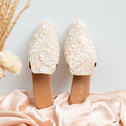 Ivory Dreams, women's mules, mule shoes for women